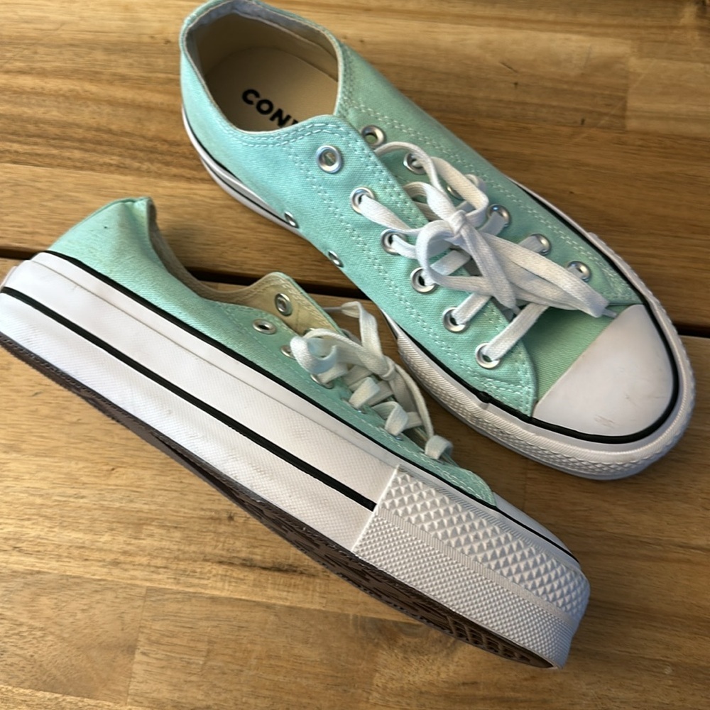 CONVERSE CHUCK TAYLOR  PLATFORM SNEAKERS - Picture 6 of 12